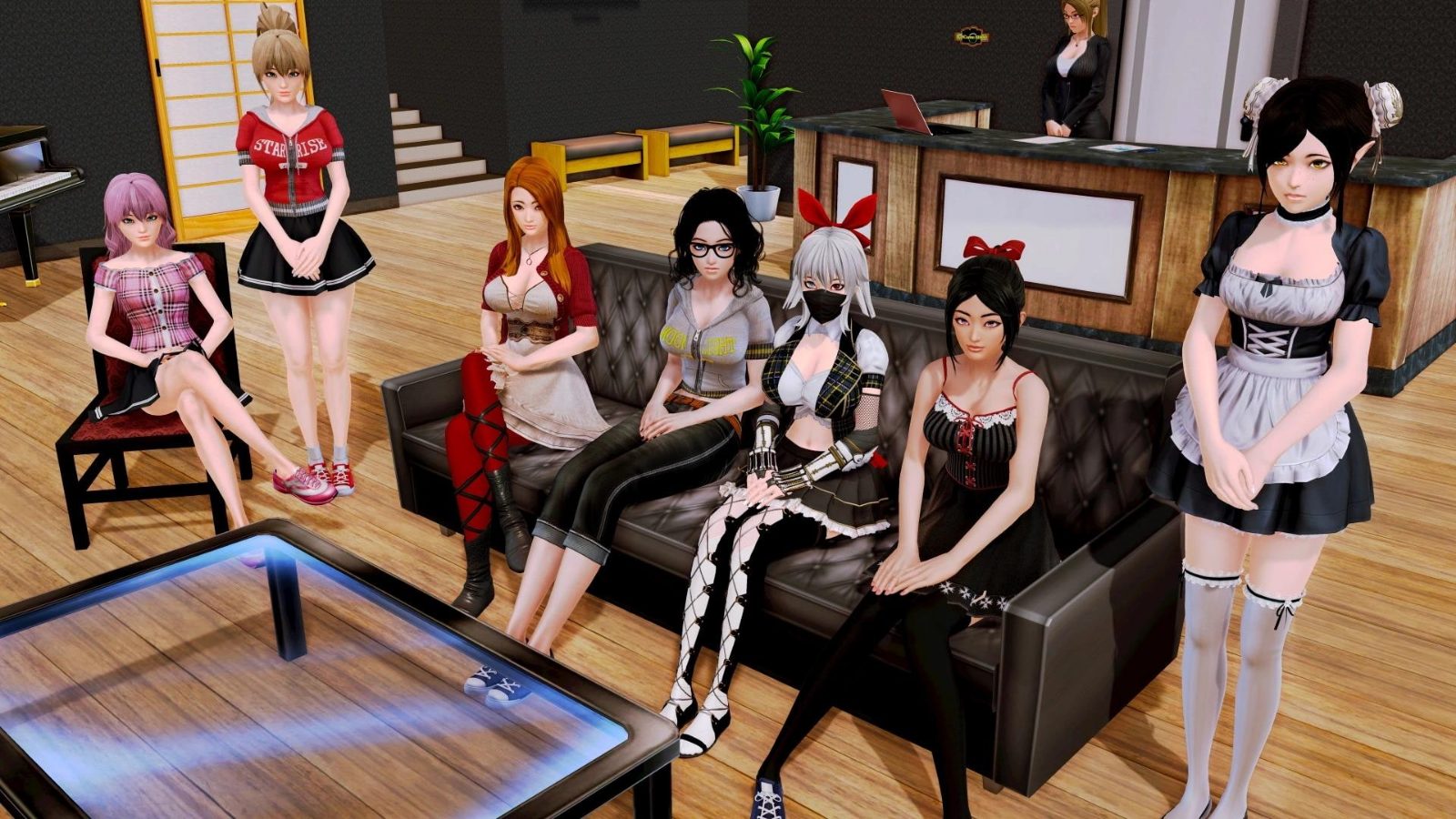 后宫酒店Harem Hotel 操作界面 演示图 1